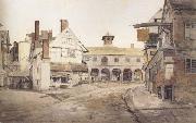Ross Market Place,Herefordshire a sketch on the spot (mk47), Cornelius Varley